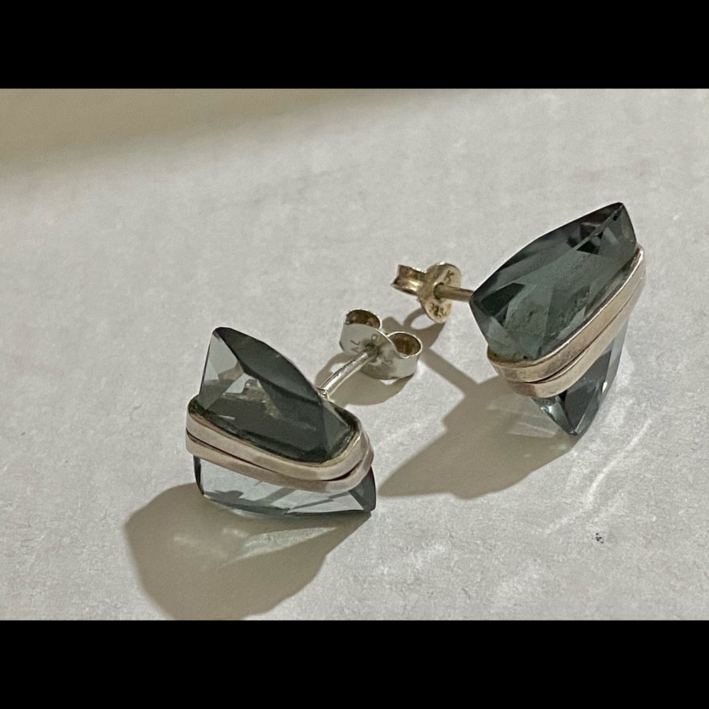 Silver with crystal Jewelry set